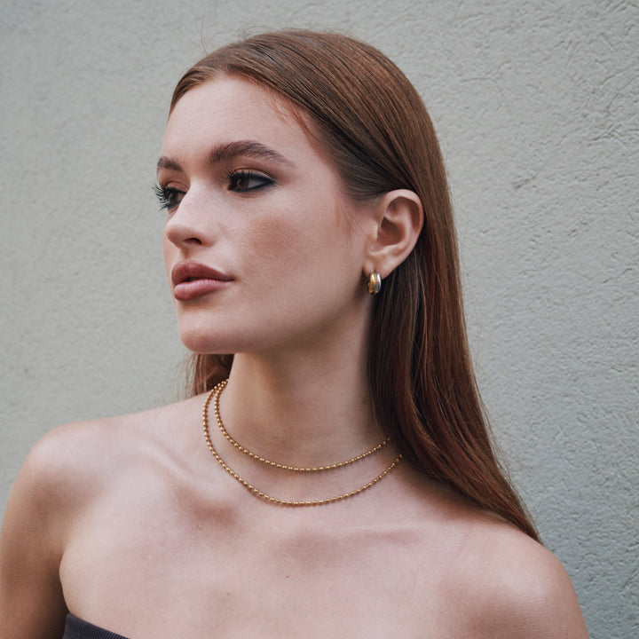 Vendela - Duo Stud Earrings Stainless Steel