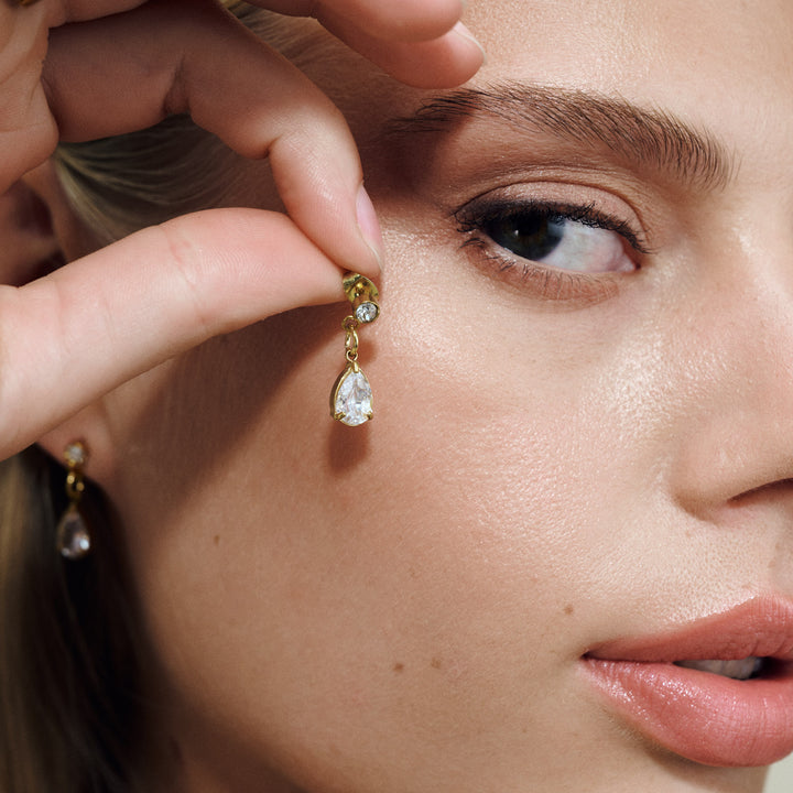 Roslyn – Kristall-Ohrstecker Edelstahl