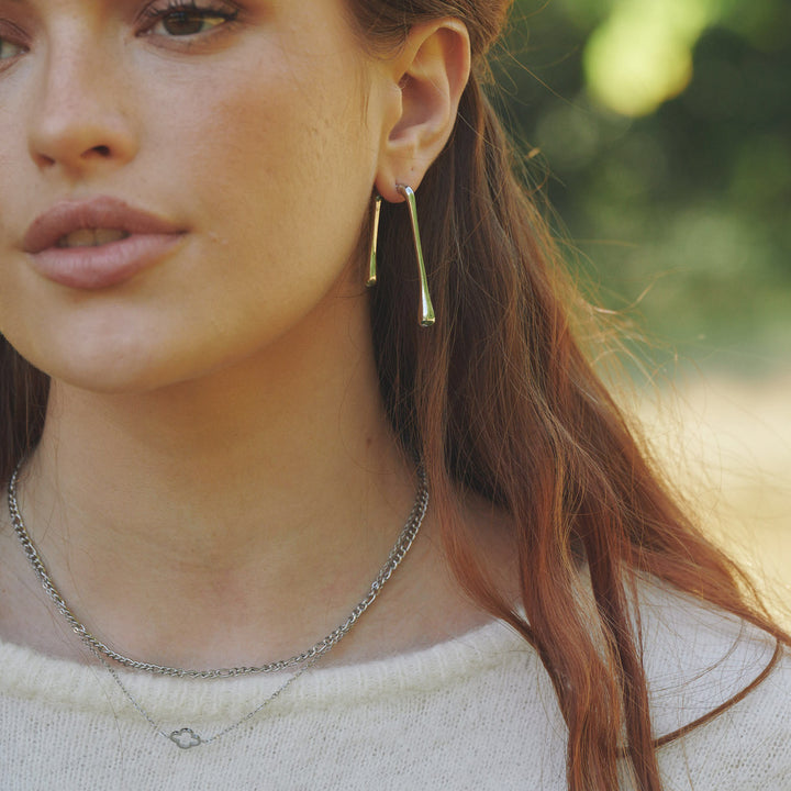 Corinne - Tropfen Studs Ohrringe Edelstahl