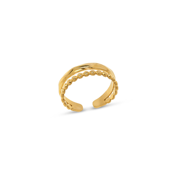 Polly - Duo Ring Edelstahl