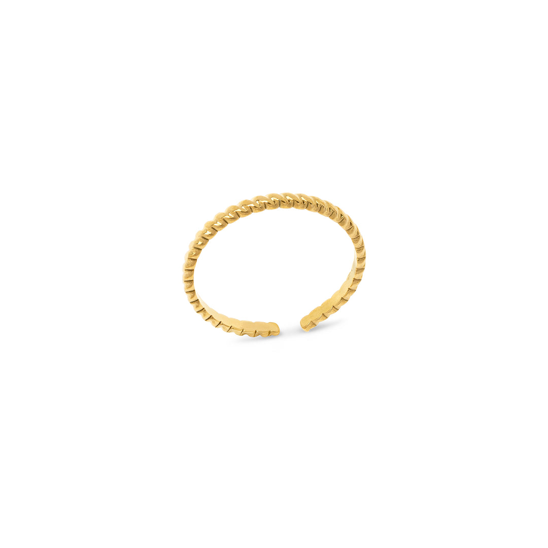 Elna - Struktur Ring Edelstahl