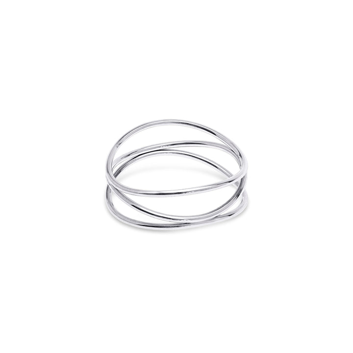 Maria - Ineinander Verschlungener Ring Edelstahl