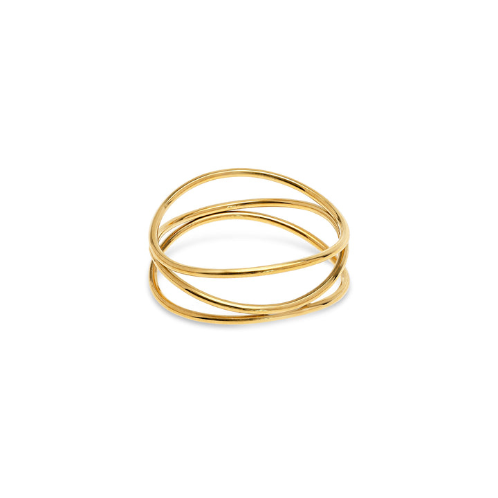 Maria - Ineinander Verschlungener Ring Edelstahl