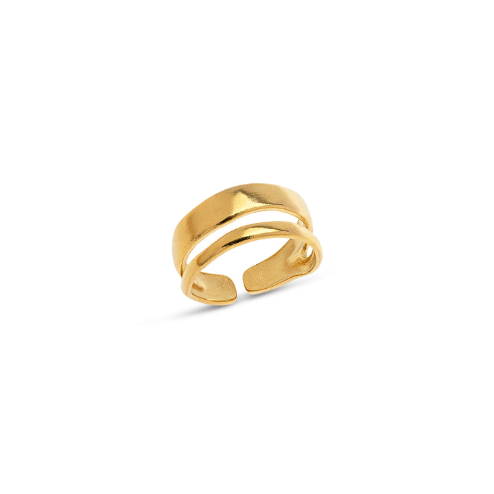 Willa - Eleganter Duo-Ring Edelstahl