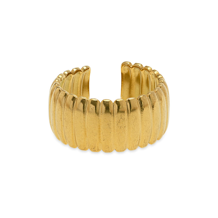 Nova – Geriffelter Ring Edelstahl