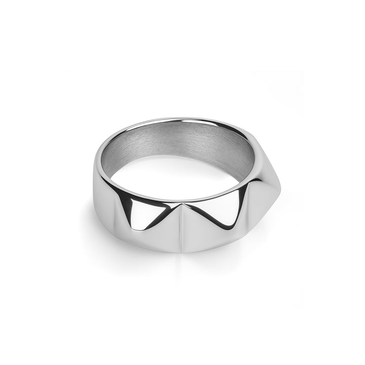 Ru – Spike-Ring Edelstahl