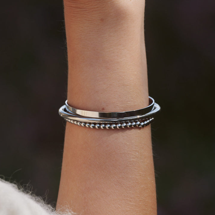 Majken - Armband  Kugelkette Edelstahl
