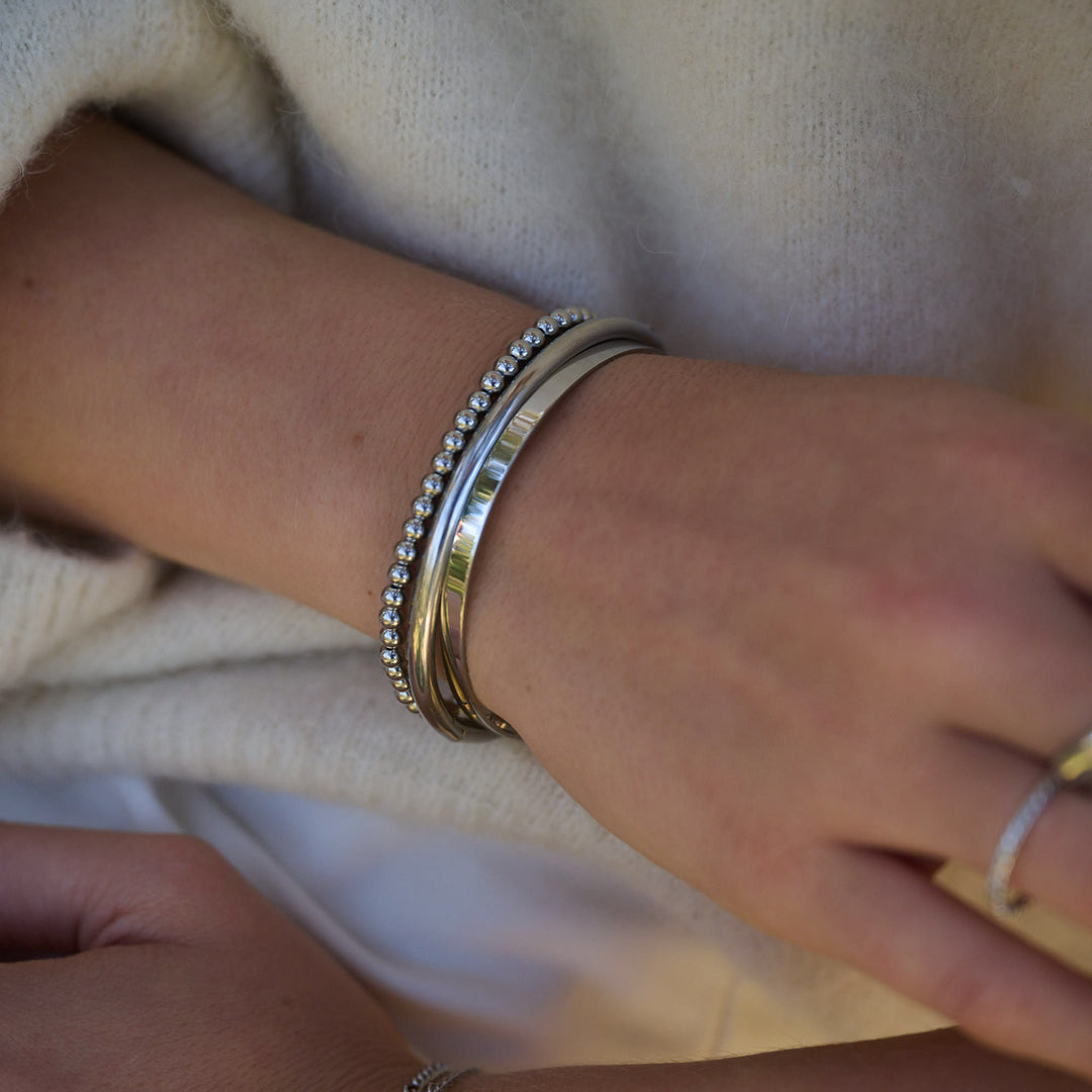 Majken - Armband  Kugelkette Edelstahl