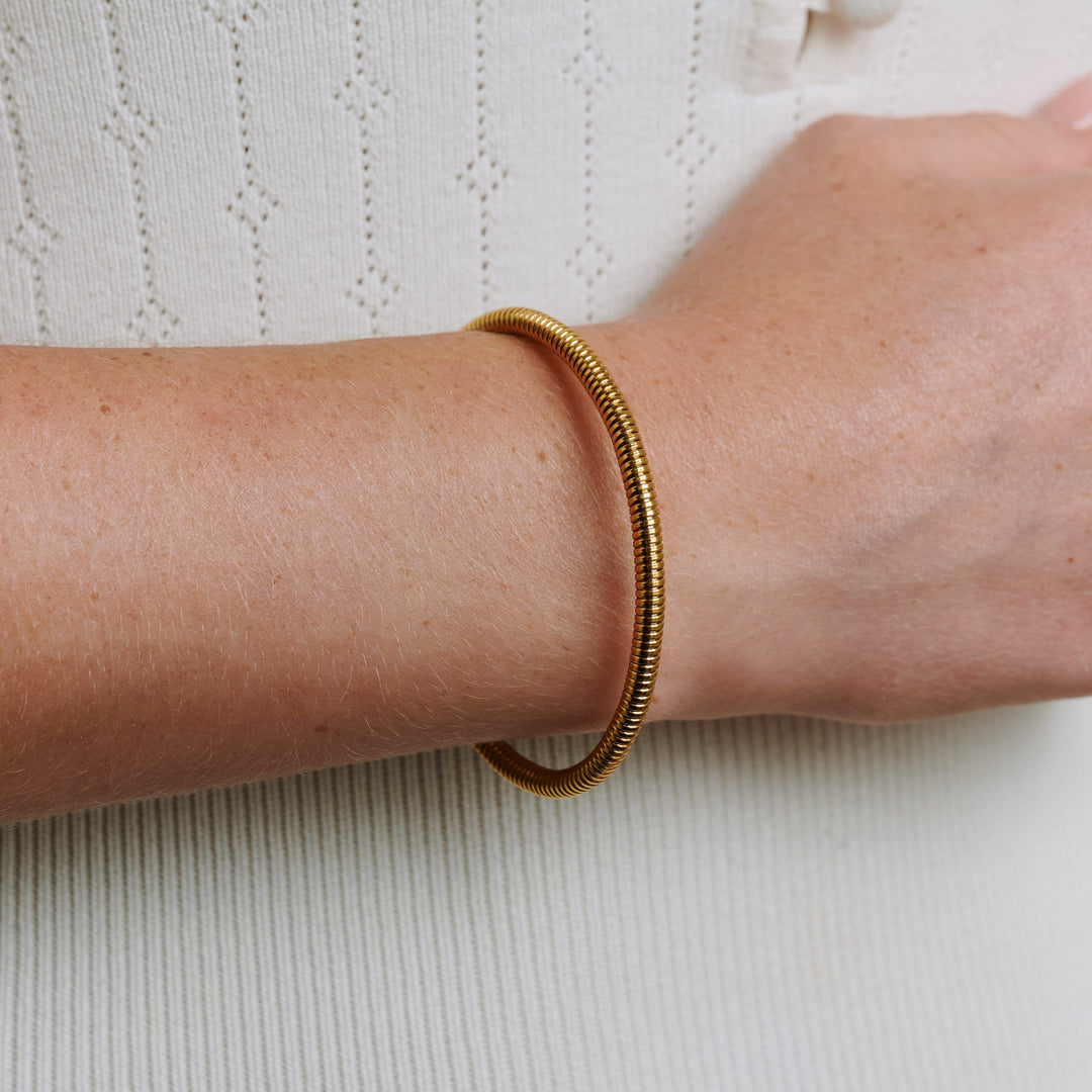 Miva - Abgerundetes Kettenarmband Edelstahl