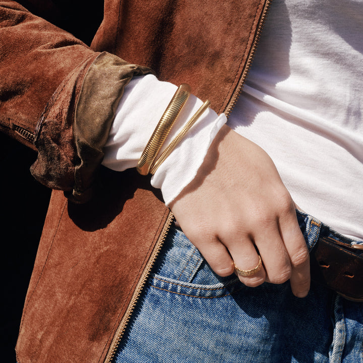 Miva - Abgerundetes Kettenarmband Edelstahl