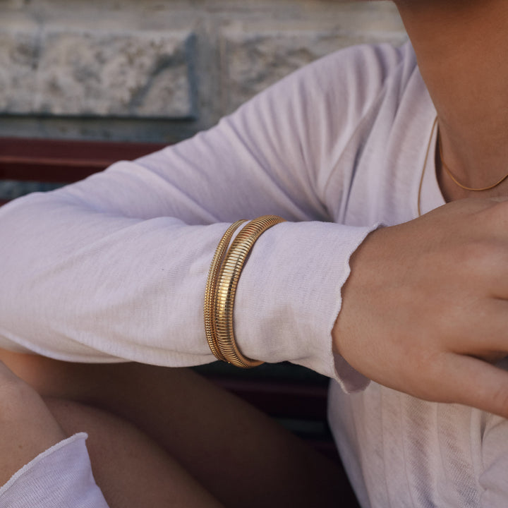 Miva - Abgerundetes Kettenarmband Edelstahl