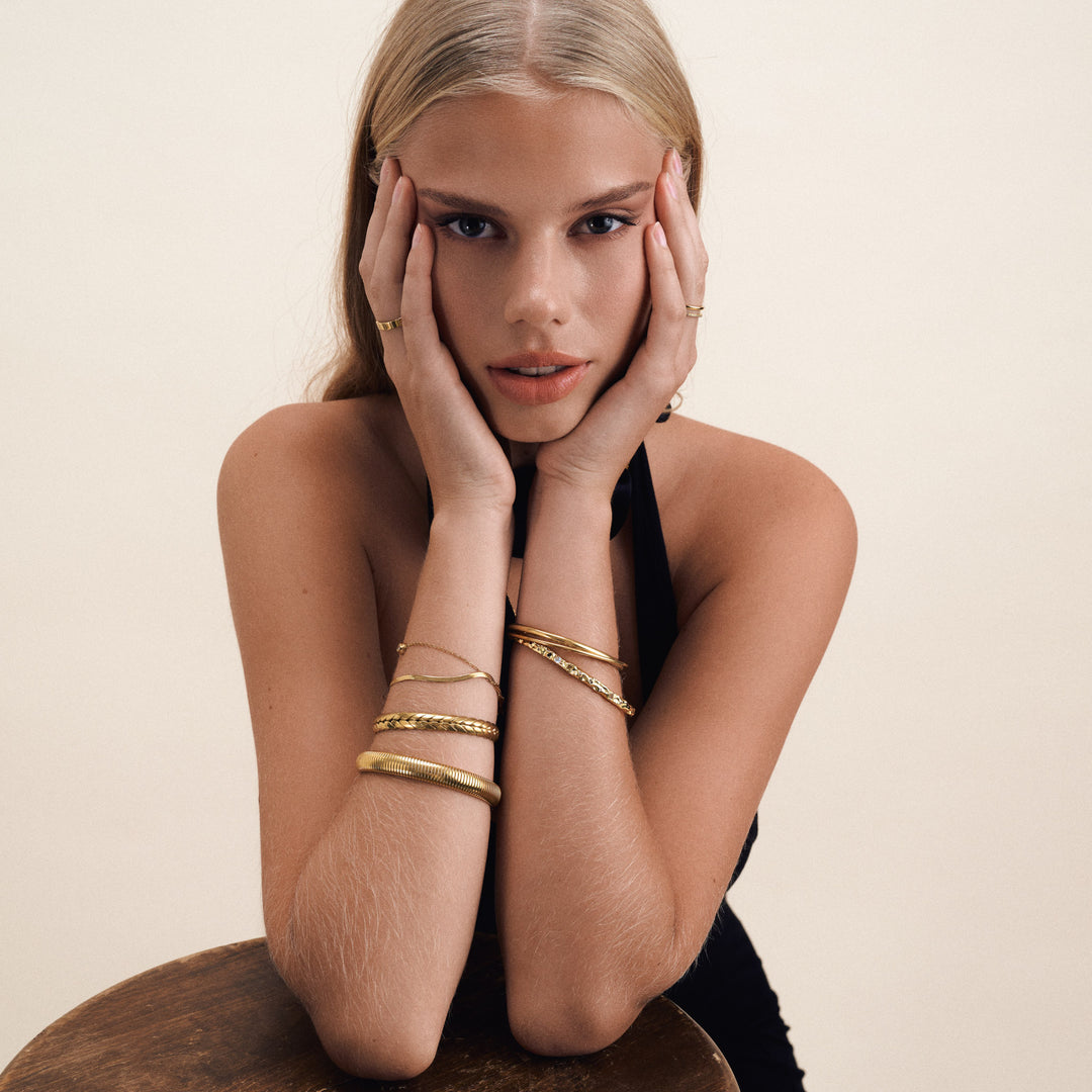 Solvej - Duo Kettenarmband Edelstahl