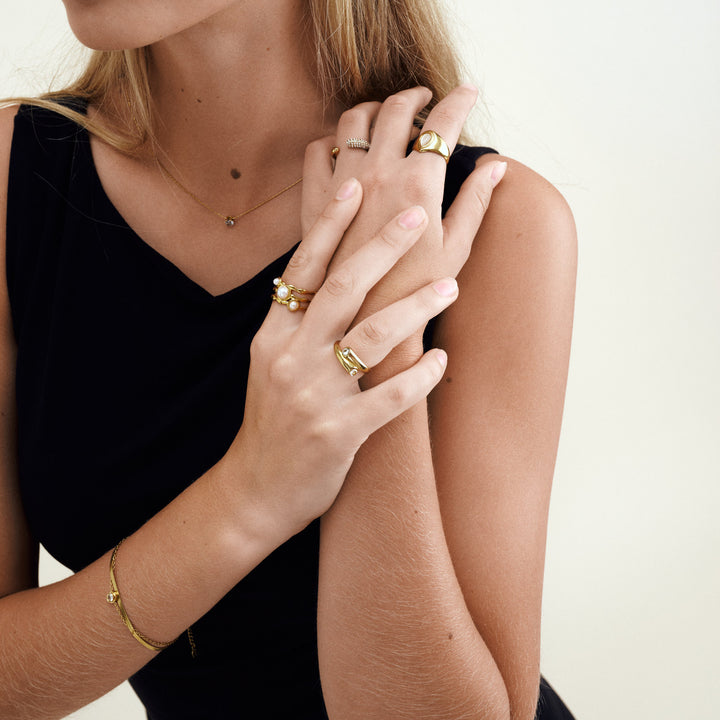 Solvej - Duo Kettenarmband Edelstahl