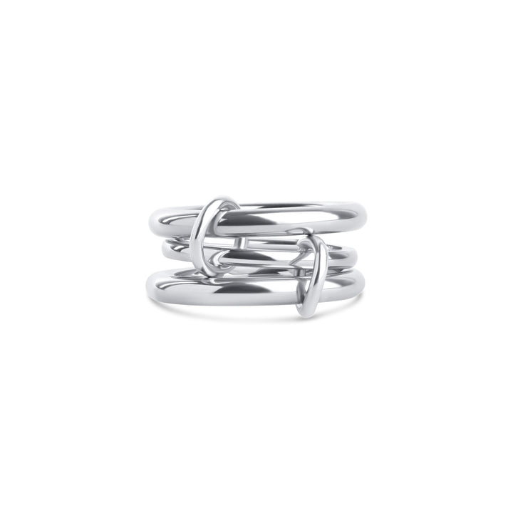 Irene - Ringstack Sleek Edelstahl