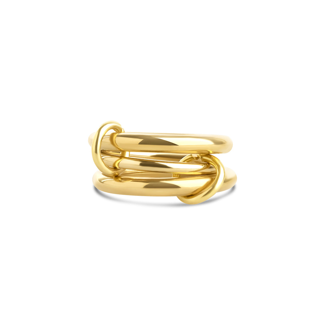 Irene - Ringstack Sleek Edelstahl