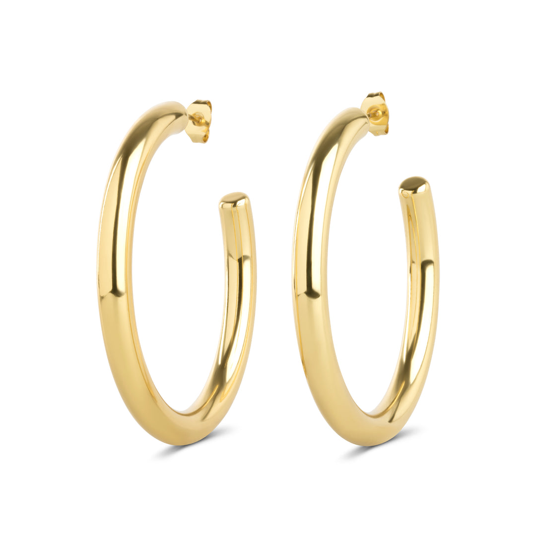 Stine - Creolen-Stecker aus Edelstahl