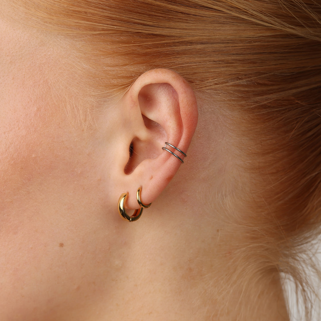 Emme - Feiner Ear Cuff aus Edelstahl