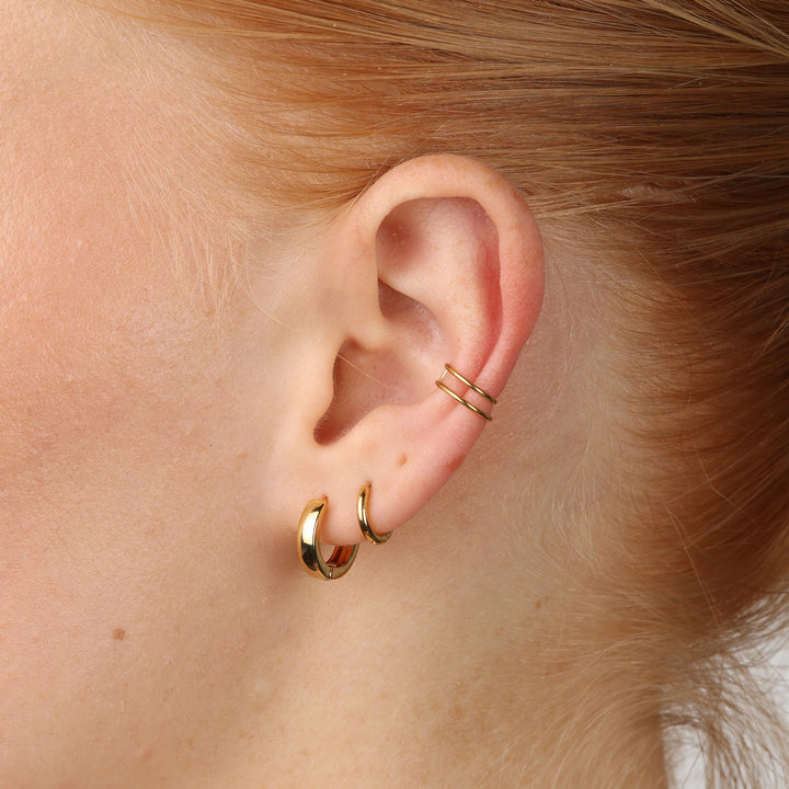 Emme - Feiner Ear Cuff aus Edelstahl