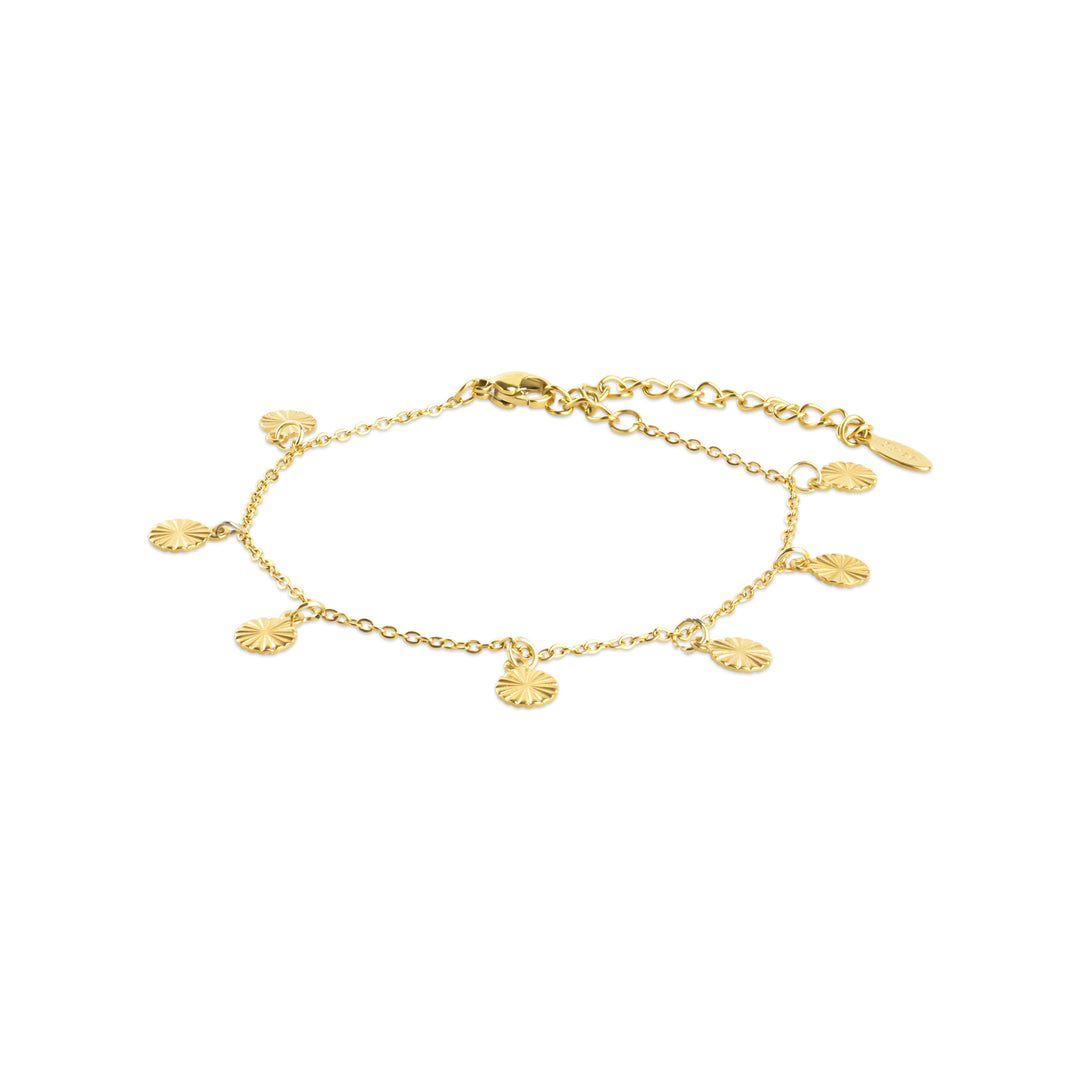 Liv - Münzanhänger-Armband aus Edelstahl