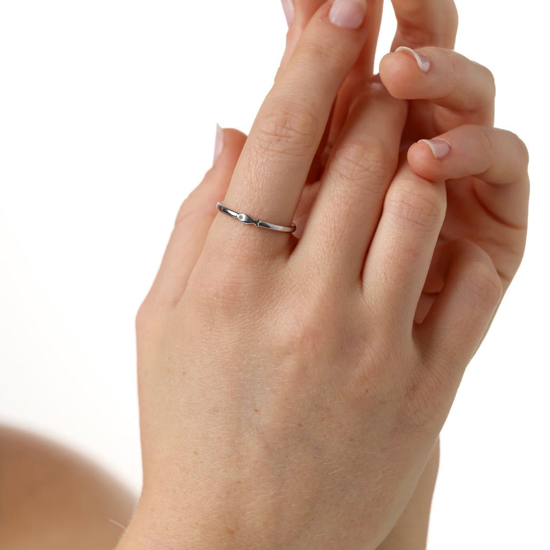 Aruba – Fischring aus Edelstahl