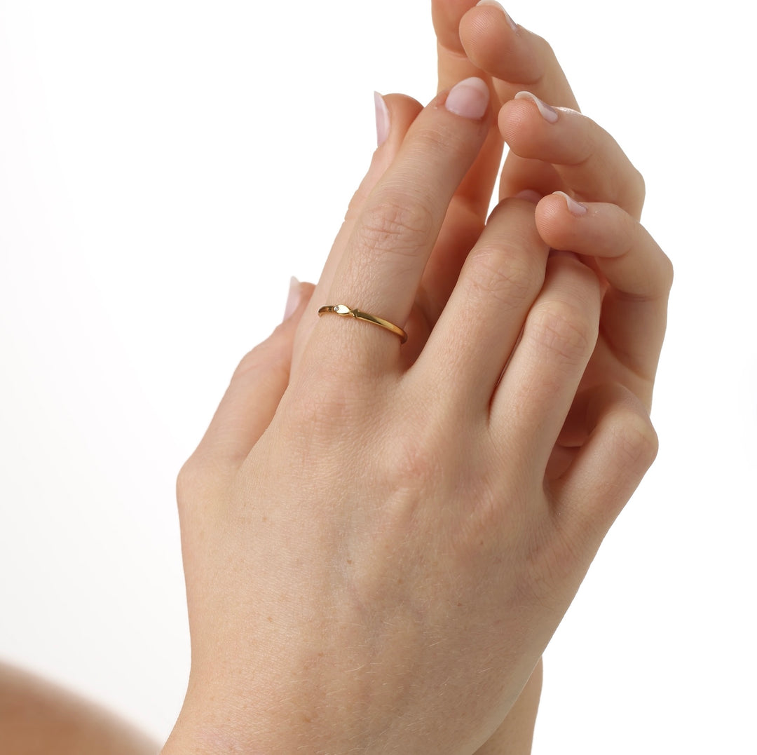 Aruba – Fischring aus Edelstahl