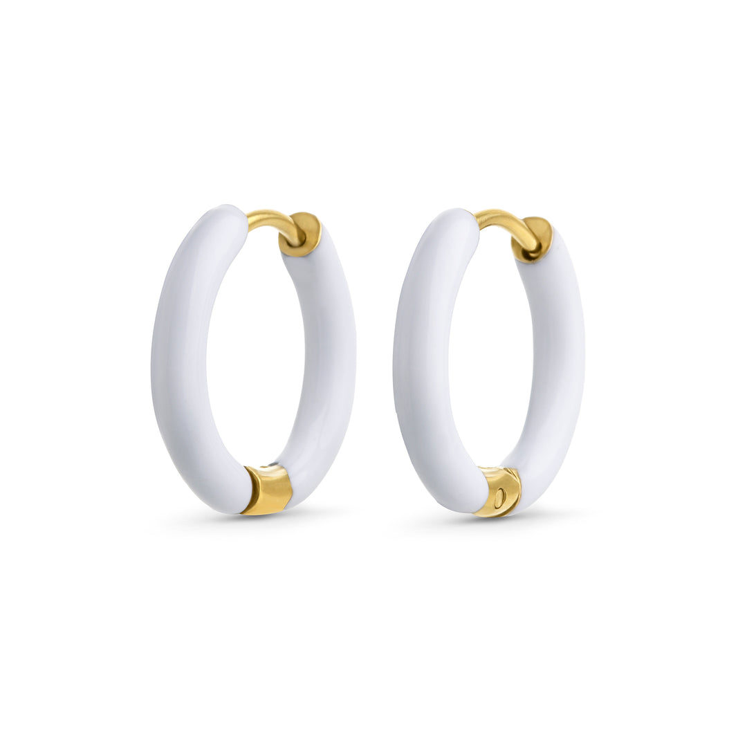 Kaja - Huggie Hoop Earrings 17mm Stainless Steel