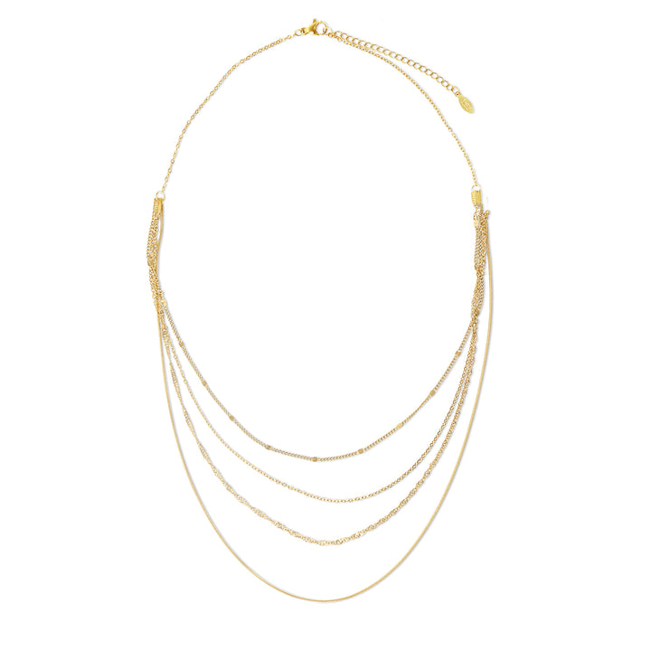 Abida - Multi Chain Necklace Stainless Steel