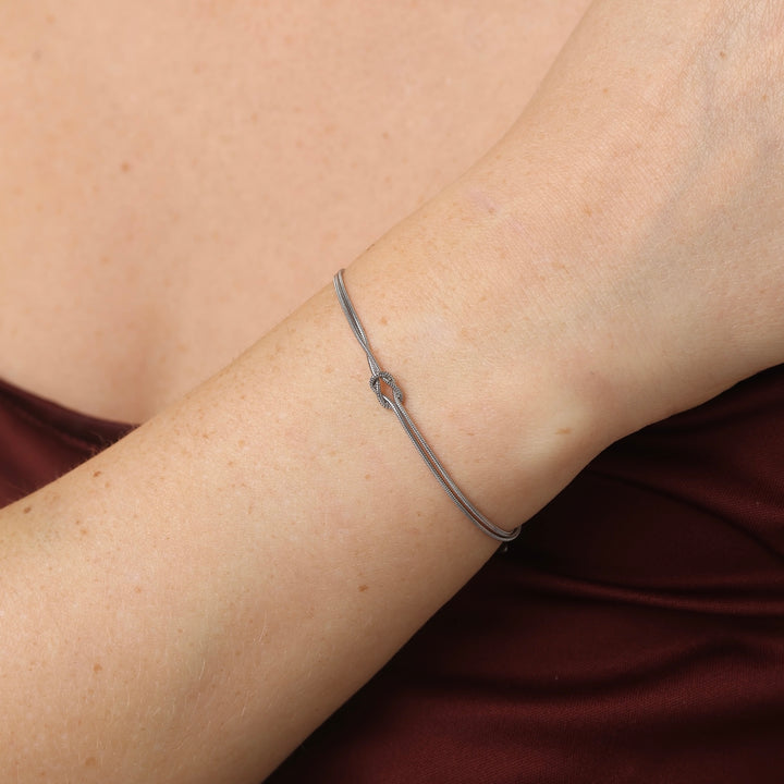 Mio - Knotenketten-Armband aus Edelstahl