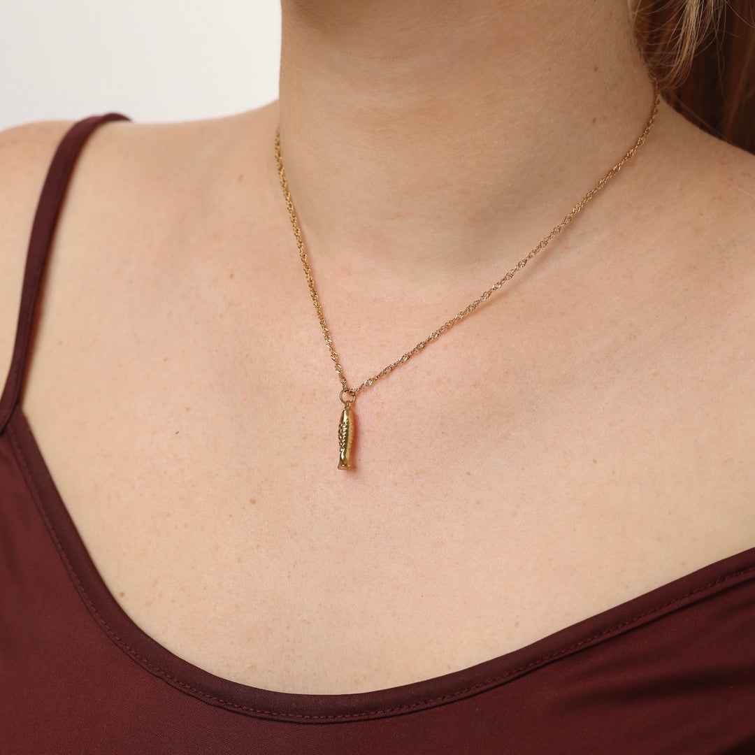 Erna - Fish Necklace Stainless Steel