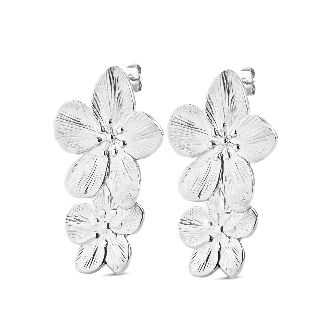Lottie - Flower Earrings Stainless Steel