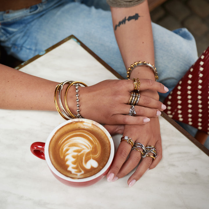 Bliss - Drop Ring Stainless Steel
