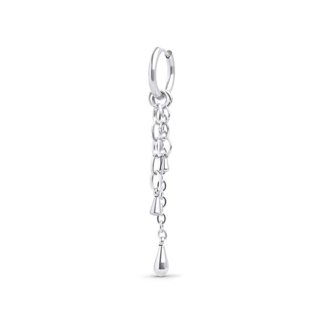 Kate - Chain Hoop Earrings Stainless Steel