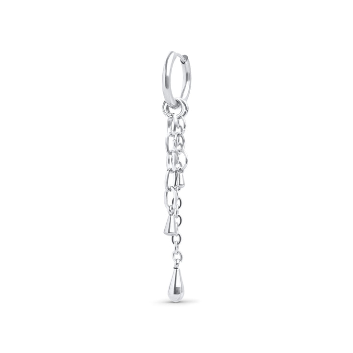 Kate - Chain Hoop Earrings Stainless Steel