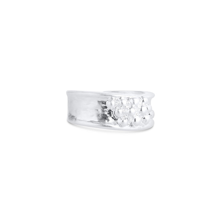 Iben – Statement-Ring aus Edelstahl, Silber | Timi of Sweden