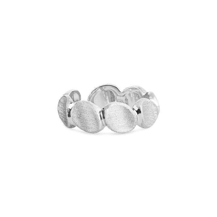 Gulli – organischer Ring aus Edelstahl, Silber | Timi of Sweden