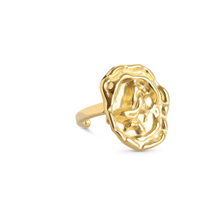 Tallulah – Statement-Ring aus Edelstahl, Gold | Timi of Sweden