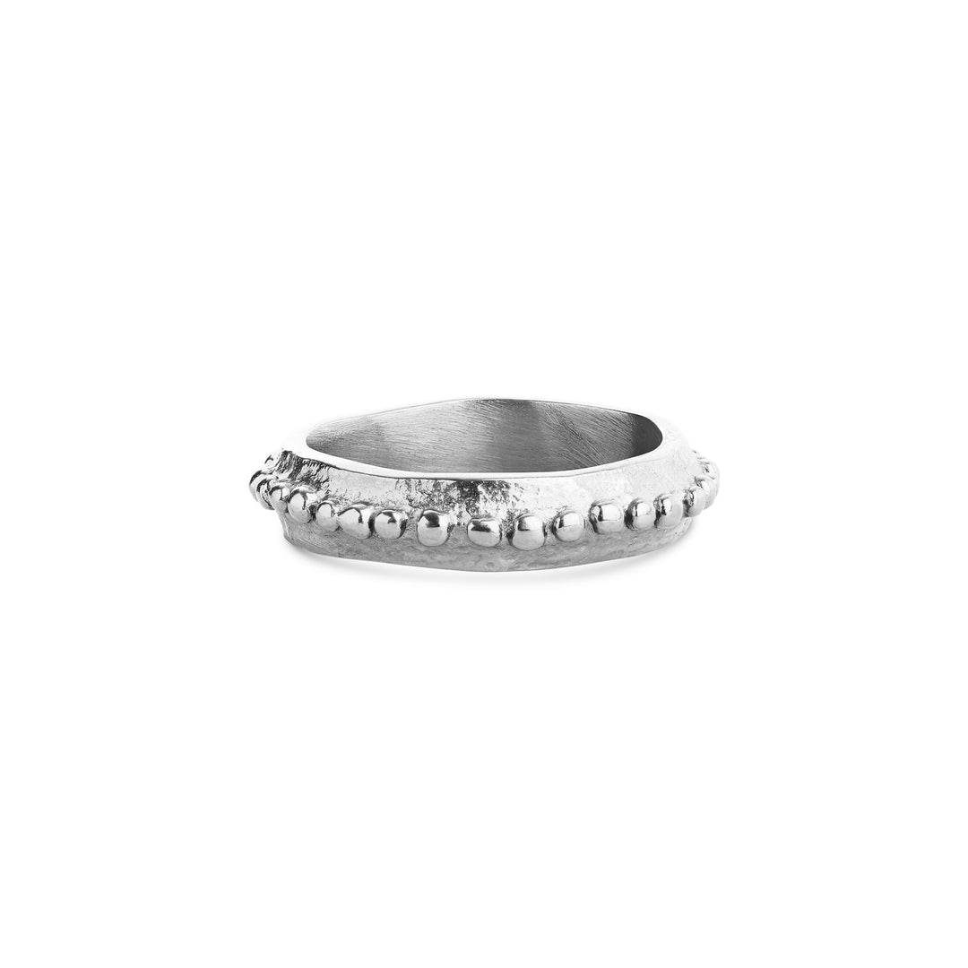 Alessia – Bubble-Ring aus Edelstahl, Silber | Timi of Sweden