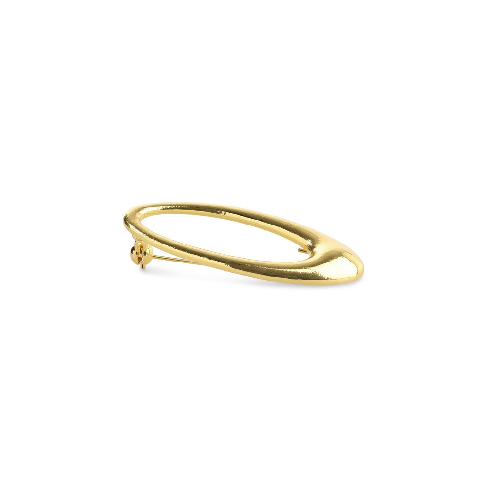 Illiona – schlichte Brosche, Gold | Timi of Sweden