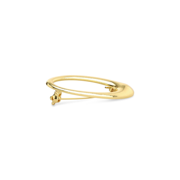 Illiona – schlichte Brosche, Gold | Timi of Sweden