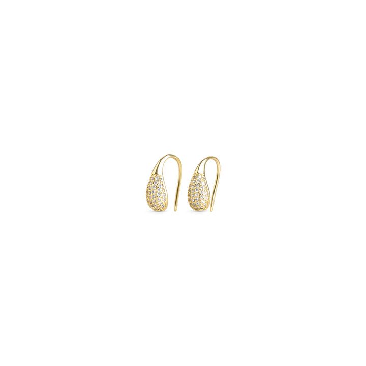 Synne - Pavé Teardrop Earrings