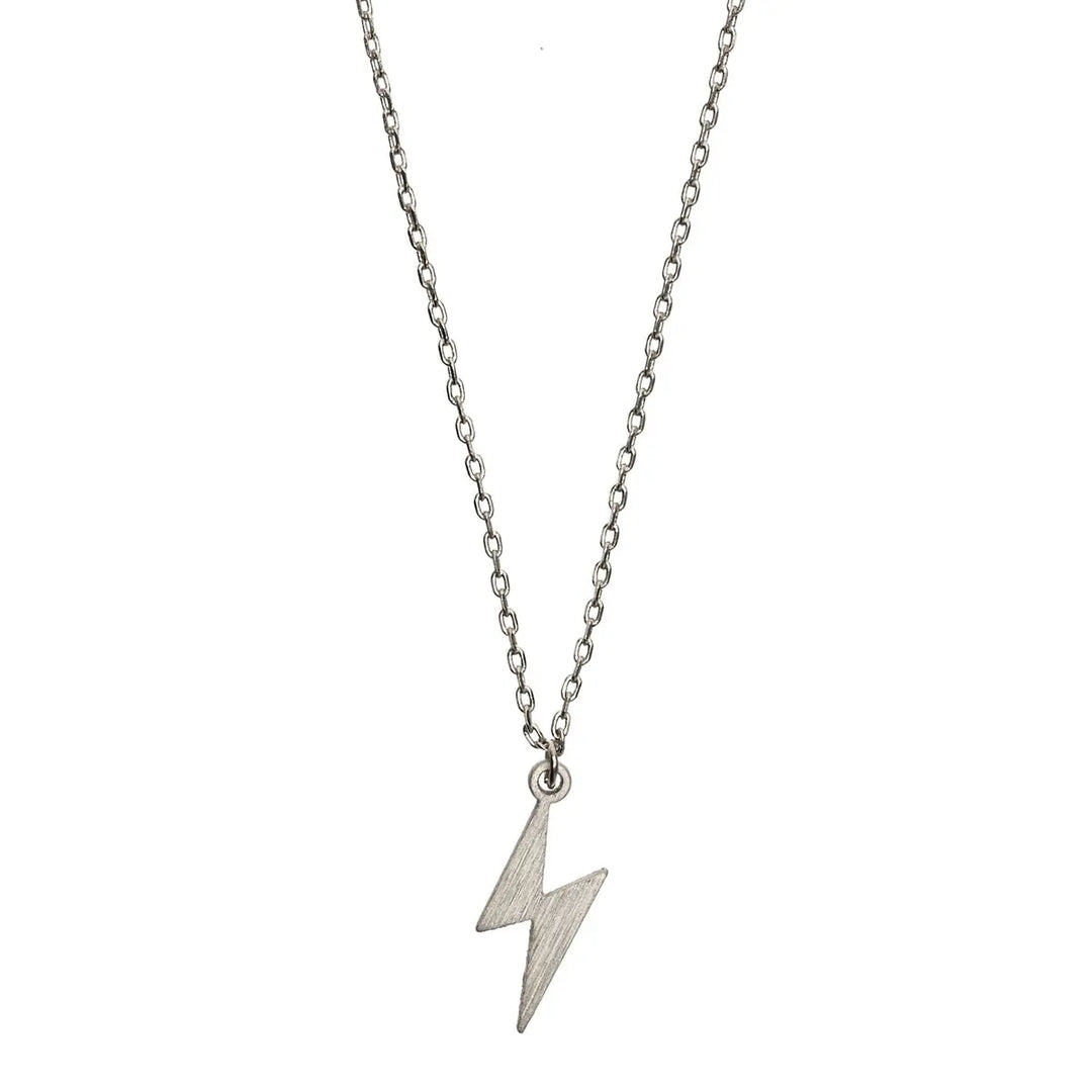 Lightning Necklace Silver