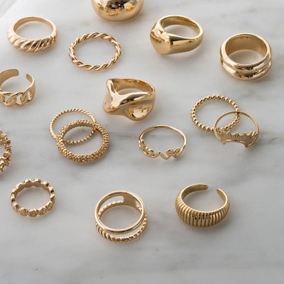 Doppelt gefütterter Ring