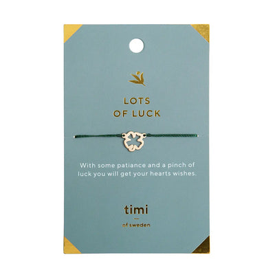 Viel Glück Klee Armband