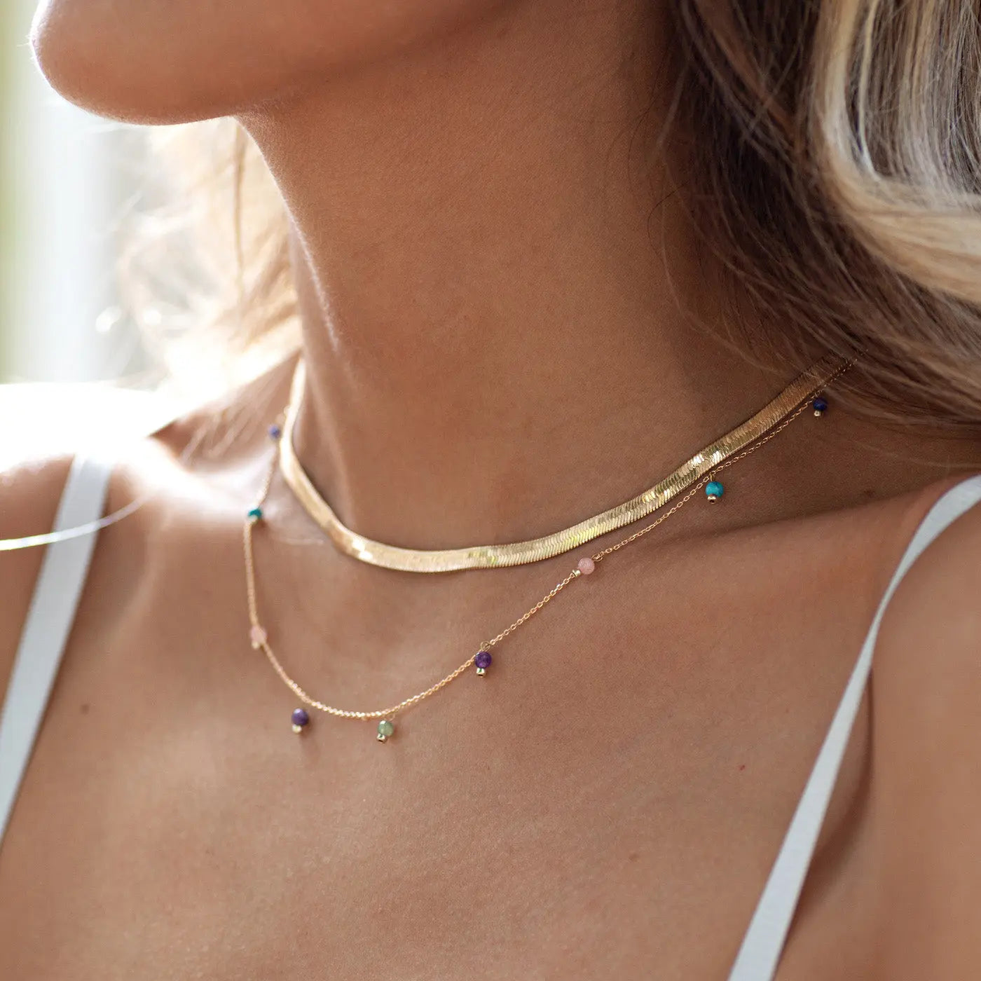 Ivy - Schlangenkette aus Edelstahl