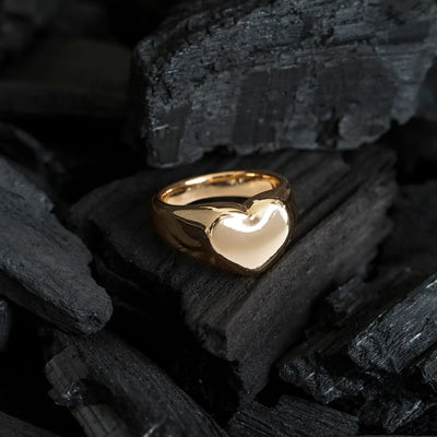 chunky heart love ring Timi of Sweden