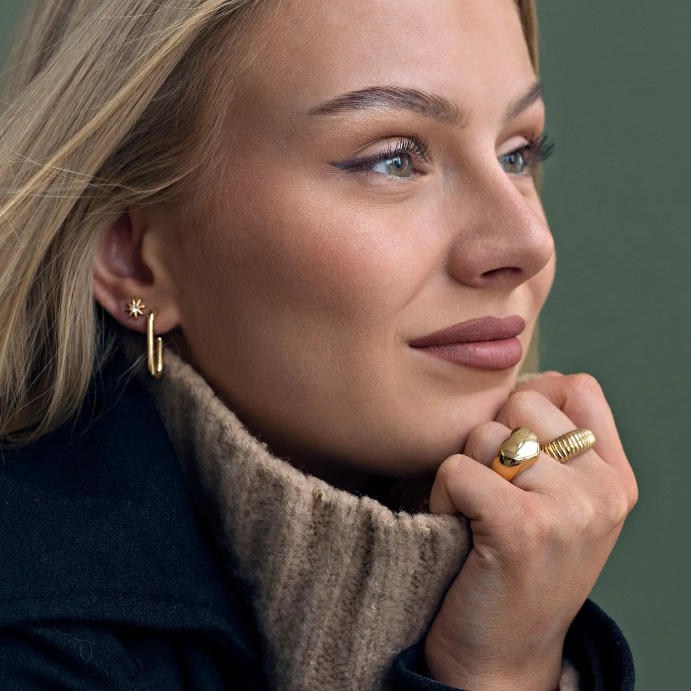 gerippter Ring