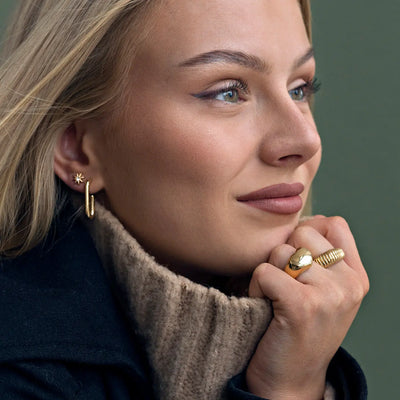 gerippter Ring