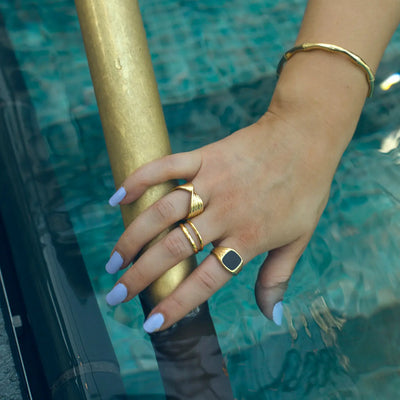 Zweireihiger Ring Elegant