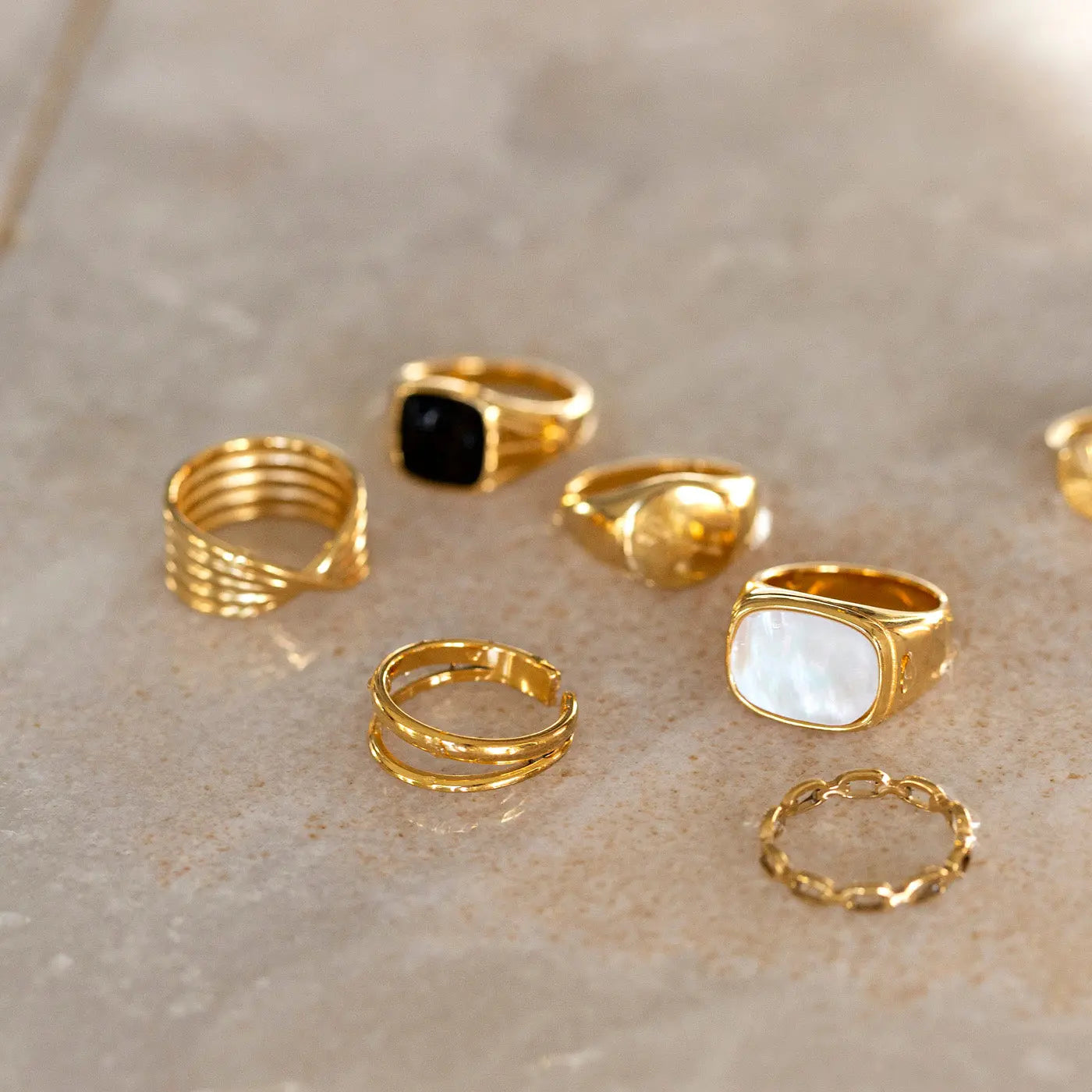 Zweireihiger Ring Elegant