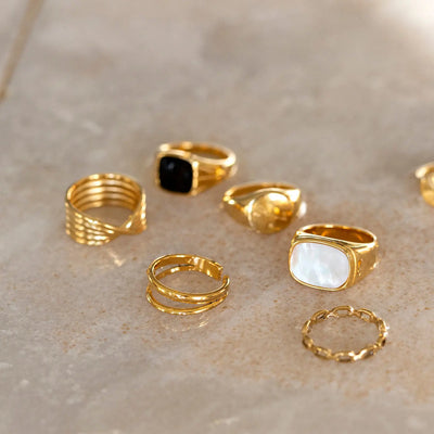 Zweireihiger Ring Elegant